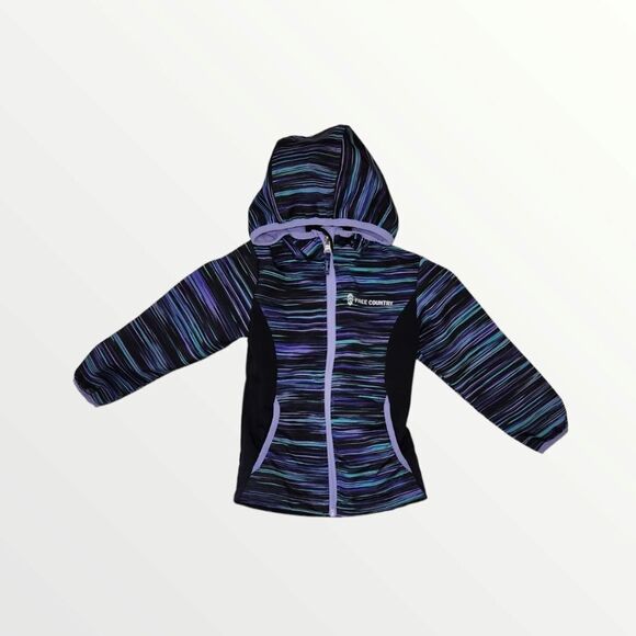 Free Country Girls' Hooded Softshell Jacket size 4 - Picture 1 of 10